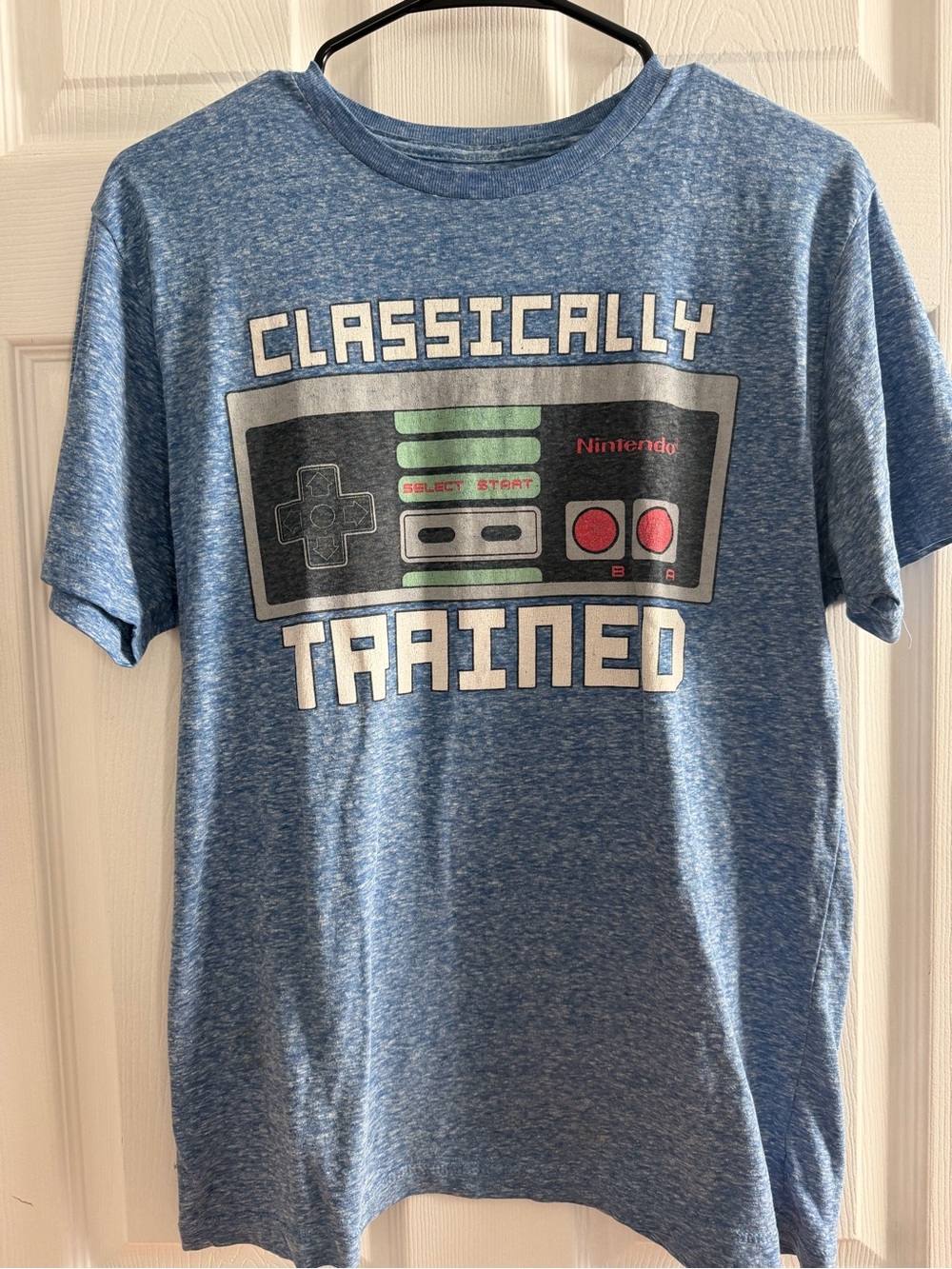 Alternative Apparel Blue Heather 'Classically Trained' Nintendo Controller Tee